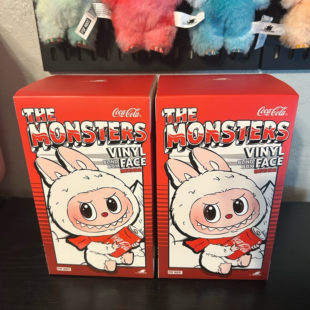 Unopened Pop Mart Coca Cola Labubu Bundle